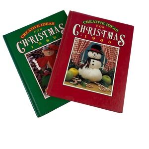 Creative Ideas for Christmas 1985 1986 Books Vintage Holiday‎ Craft Inspiration